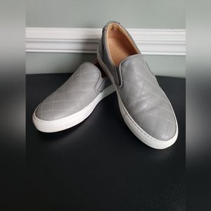 Greats Brooklyn Loafers Gray Leather Womens size 10 Made in Italy